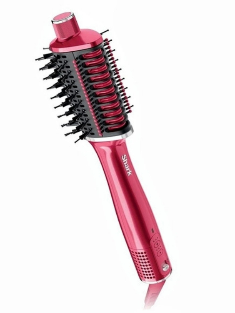 Shark Glossi SmoothStyle Heated 2-in1 Comb and Blow Dryer Brush In Raspberry